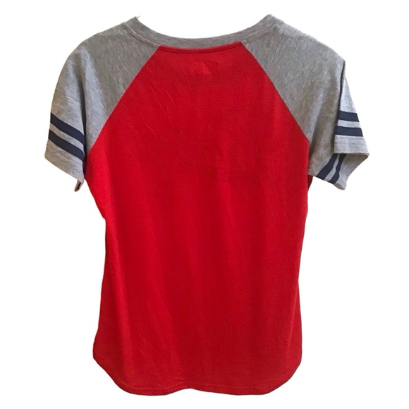 MLB G-III 4Her by Carl Banks “Boston Red Sox” Hi-Lo Graphic Tee NWT Size: Med - Picture 3 of 5